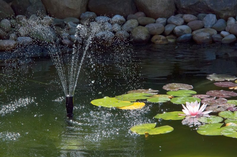 Wasserspielpumpe mit Strahlenfontäne