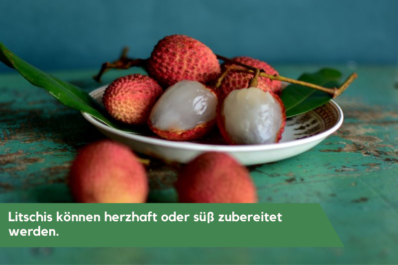Litschis in einer Schale