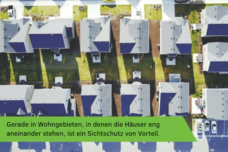 Wohngebiet von oben